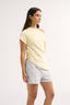 Estelle Off Shoulder T-Shirt Butter - Final Sale