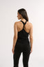 Evelyn Twist Tank Black - Final Sale
