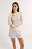 Carina Classic Long Sleeve Oatmeal Marle