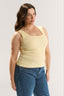 Harmony Square Neck Tank Buttermilk