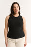 Carina Crew Tank Black