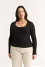 Ruby Scoop Long Sleeve Black