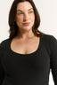 Ruby Scoop Long Sleeve Black