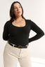 Ruby Scoop Long Sleeve Black