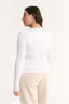 Ruby Scoop Long Sleeve Optic White
