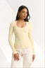 Ruby Scoop Long Sleeve Buttermilk