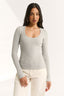 Ruby Scoop Long Sleeve Pewter Marle