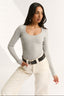 Ruby Scoop Long Sleeve Pewter Marle