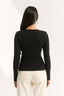 Ruby Scoop Long Sleeve Black