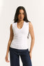 Stella V Neck Tank Optic White