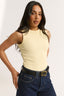 Harmony Shell Tank Buttermilk