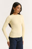Carina Classic Long Sleeve Buttermilk