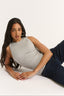 Carina Crew Tank Pewter Marle