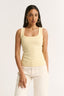 Harmony Square Neck Tank Buttermilk