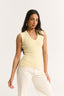 Stella V Neck Tank Buttermilk