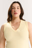 Stella V Neck Tank Buttermilk