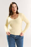 Ruby Scoop Long Sleeve Buttermilk