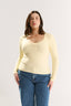 Ruby Scoop Long Sleeve Buttermilk