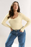 Ruby Scoop Long Sleeve Buttermilk