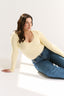 Ruby Scoop Long Sleeve Buttermilk