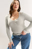 Ruby Scoop Long Sleeve Pewter Marle