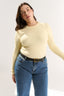 Carina Classic Long Sleeve Buttermilk