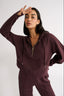 Percy Quarter Zip Jumper Merlot