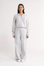 Percy Quarter Zip Jumper Grey Marle