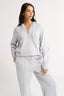 Percy Quarter Zip Jumper Grey Marle