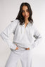 Percy Quarter Zip Jumper Grey Marle