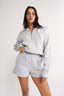 Percy Track Short Grey Marle
