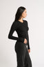 Carina V Neck Long Sleeve