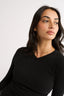 Carina V Neck Long Sleeve