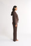 Katie Cable Knit Pant Chocolate