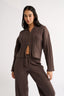 Katie Cable Knit Pant Chocolate