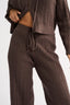 Katie Cable Knit Pant Chocolate