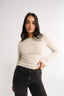 Carina Classic Long Sleeve Oatmeal Marle