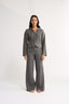 Katie Cable Knit Pant Charcoal