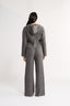Katie Cable Zip Jacket Charcoal
