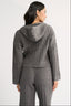 Katie Cable Zip Jacket Charcoal