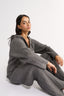 Katie Cable Knit Pant Charcoal