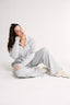 Percy Quarter Zip Jumper Grey Marle