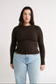 Carina Classic Long Sleeve Chocolate