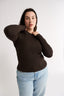 Carina Classic Long Sleeve Chocolate