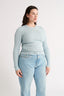 Carina Classic Long Sleeve Stone Blue