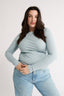 Carina Classic Long Sleeve Stone Blue
