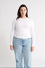 PRE-ORDER END JULY Carina Classic Long Sleeve Optic White