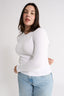 PRE-ORDER END JULY Carina Classic Long Sleeve Optic White