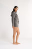 Katie Cable Knit Short Charcoal