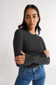 Carina Classic Long Sleeve Charcoal Marle